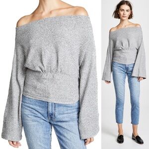 Free People Crazy On You Cropped Thermal Top